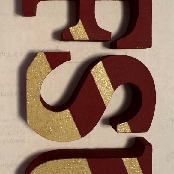 Handpainted letters - Picture 6 of 16